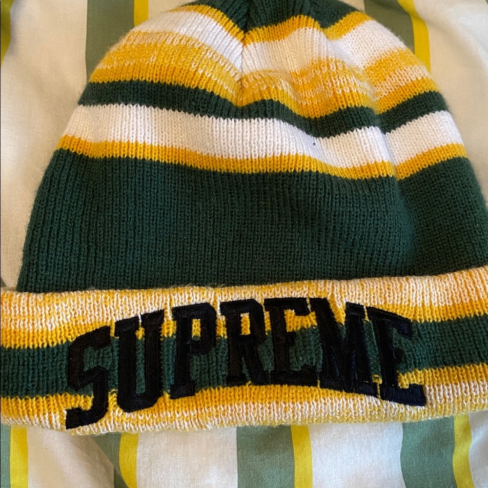 Supreme Multicolor Striped Beanie